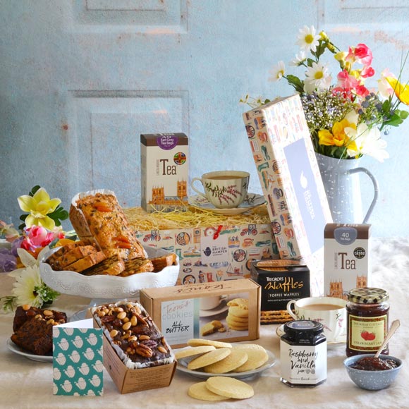 Tea Gift Baskets: Tea Cookies Gift Basket | DIYGB